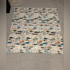 Colorful Fish Pattern shower curtain